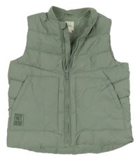 Světlekhaki šusťáková zateplená vesta Sfera