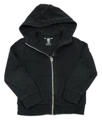 Černá propínací mikina s kapucí F&F