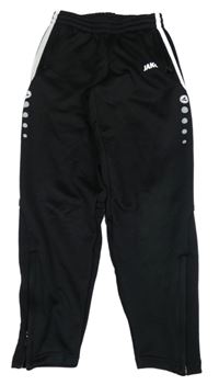 Černé sportovní tepláky s logem Jako 