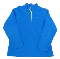 Modrá funkční fleecová mikina s logem Mountain Warehouse