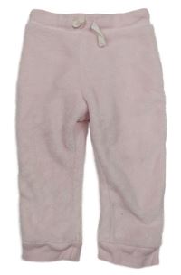 Světlerůžové chlupaté kalhoty Smile