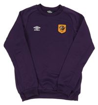 Fialová mikina s leopardem Umbro 