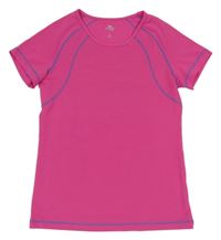 Neonově růžové funkční tričko Crane 
