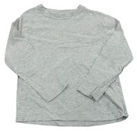Šedé melírované triko zn. H&M