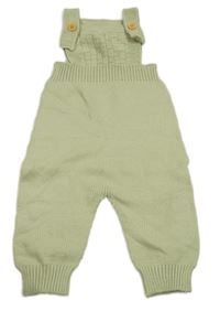 Nové - světleolivové úpletové laclové kalhoty SHEIN