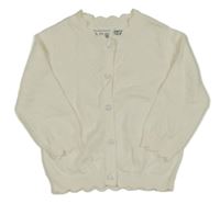 Smetanový propínací svetr PRIMARK