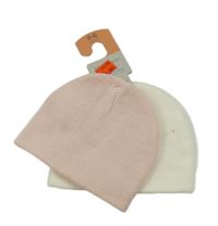 Nové - 2x - Čepice - Světlerůžová, smetanová PRIMARK