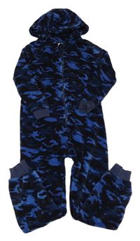 Army plyšová kombinéza s kapucí Next