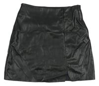 Černá koženková sukně zn. H&M