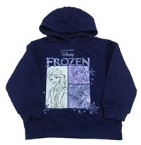 Tmavomodrá mikina s Frozen a kapucí Primark