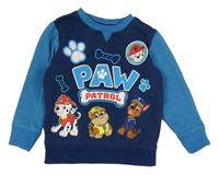 Tmavomodro-modrá mikina s Paw Patrol C&A