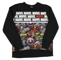 Černo-barevná mikina s Avengers Next