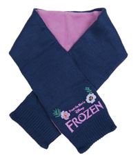 Tmavomodrá šála s květy - Frozen