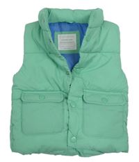 Zelená šusťáková zateplená vesta Primark