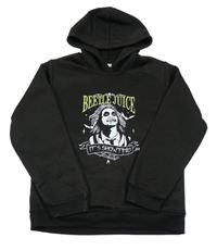 Černá mikina s Beetlejuice a kapucí