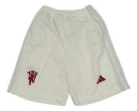 Bílé sportovní kraťasy s výšivkou Adidas