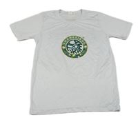 Bílé sportovní tričko s potiskem