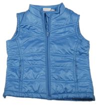 Modrá šusťáková zateplená vesta Impidimpi