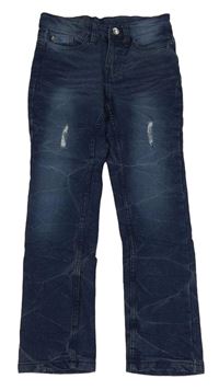 Tmavomodré rifle s prošoupáním Y.F.K.