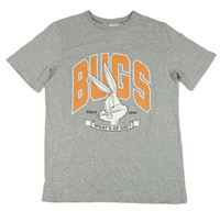Šedé melírované tričko s Bugs Bunnym H&M