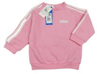 Nové - Růžová mikina s nápisem Adidas