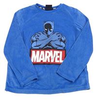 Modré plyšové pyžamové triko s Marvel Primark