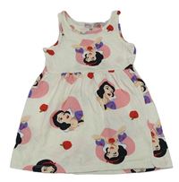 Bílo-růžové šaty se Sněhurkou H&M