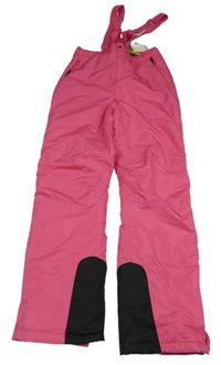 Nové - růžové funkční oteplovačky s kšandami tchibo