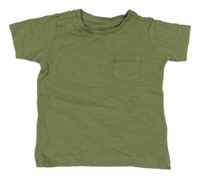 Khaki tričko s kapsou Name it