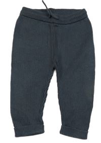 Tmavošedé pletené tepláky George