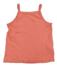 Korálový žebrovaný top H&M