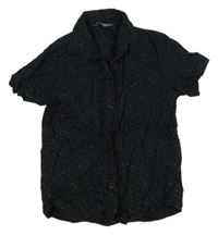 Tmavomodrá vzorovaná košile Primark