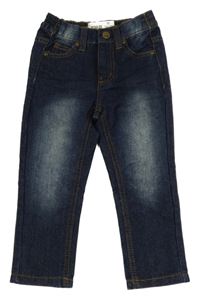 Tmavomodré regular fit rifle 