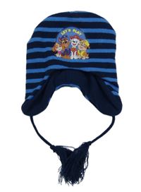 Tmavomodrá pruhovaná čepice - Tlapková Patrola 