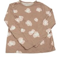 Starorůžovo-bílo-růžové triko s leopardím vzorem George