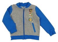 Šedo-modrá propínací mikina - Tlapková patrola Nickelodeon