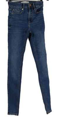 Dámské modré skinny rifle Stradivarius vel. 32