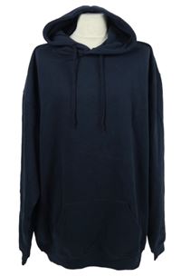 Pánská tmavomodrá mikina s kapucí Uneek 