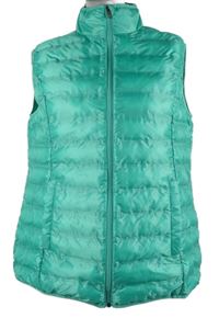 Dámská mátová šusťáková zateplená vesta 