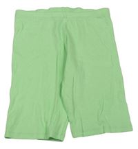 Neonově zelené žebrované kraťasy Matalan