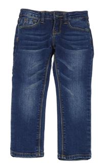 Tmavomodré skinny rifle Zara