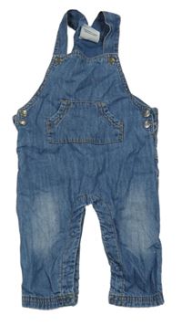 Modré podšité laclové rifle Topomini