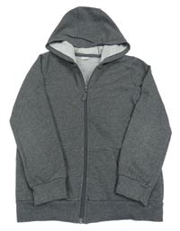 Šedá propínací mikina s kapucí H&M