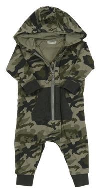 Army tepláková kombinéza s kapucí Next