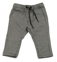 Bílo-černo-hnědé vzorované teplákové kalhoty Next
