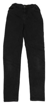 Černé skinny rifle Denim Co