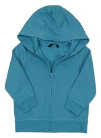 Modrá propínací mikina s kapucí George