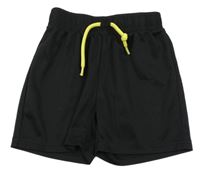 Černé elastické sportovní kraťasy Active Touch 
