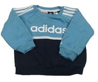 Světle-tmavomodrá mikina Adidas