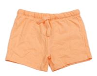 Neonově oranžové bavlněné kraťasy F&F